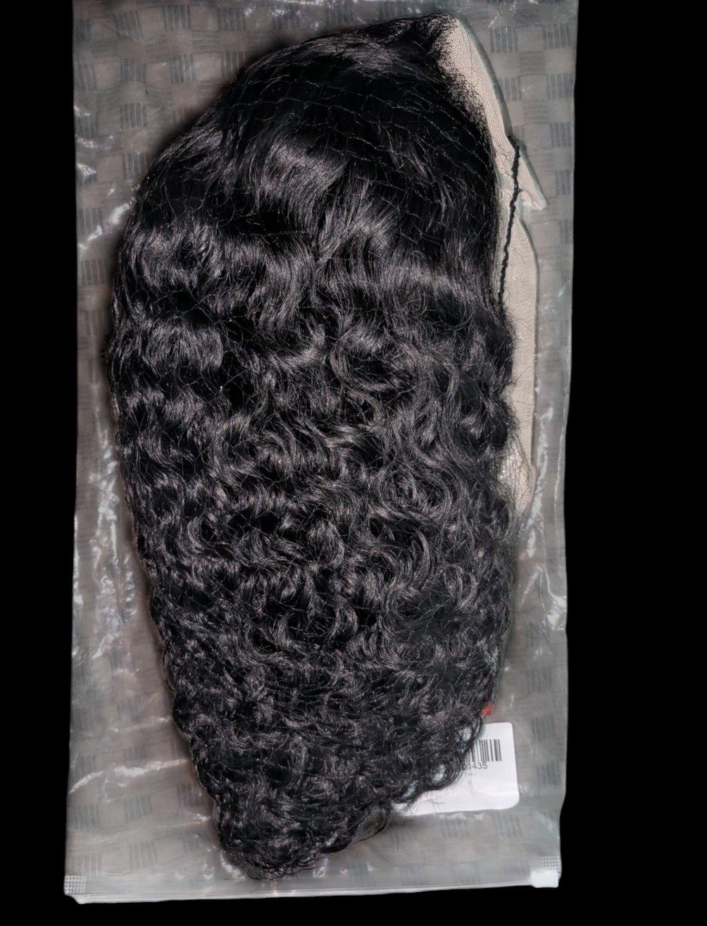 Womens 10 INCH HUMAN HAIR BLACK LACE FRONT GLUELESS WIG - Ocoee, Florida - FleaMarketBay