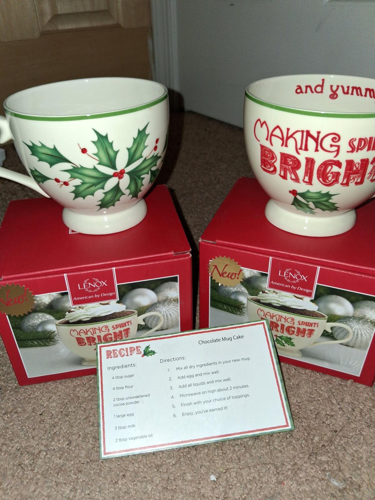 home decor Lenox 2 christmas mugs and 2 Yankee candles ext - Saint Marys City, Maryland - FleaMarketBay
