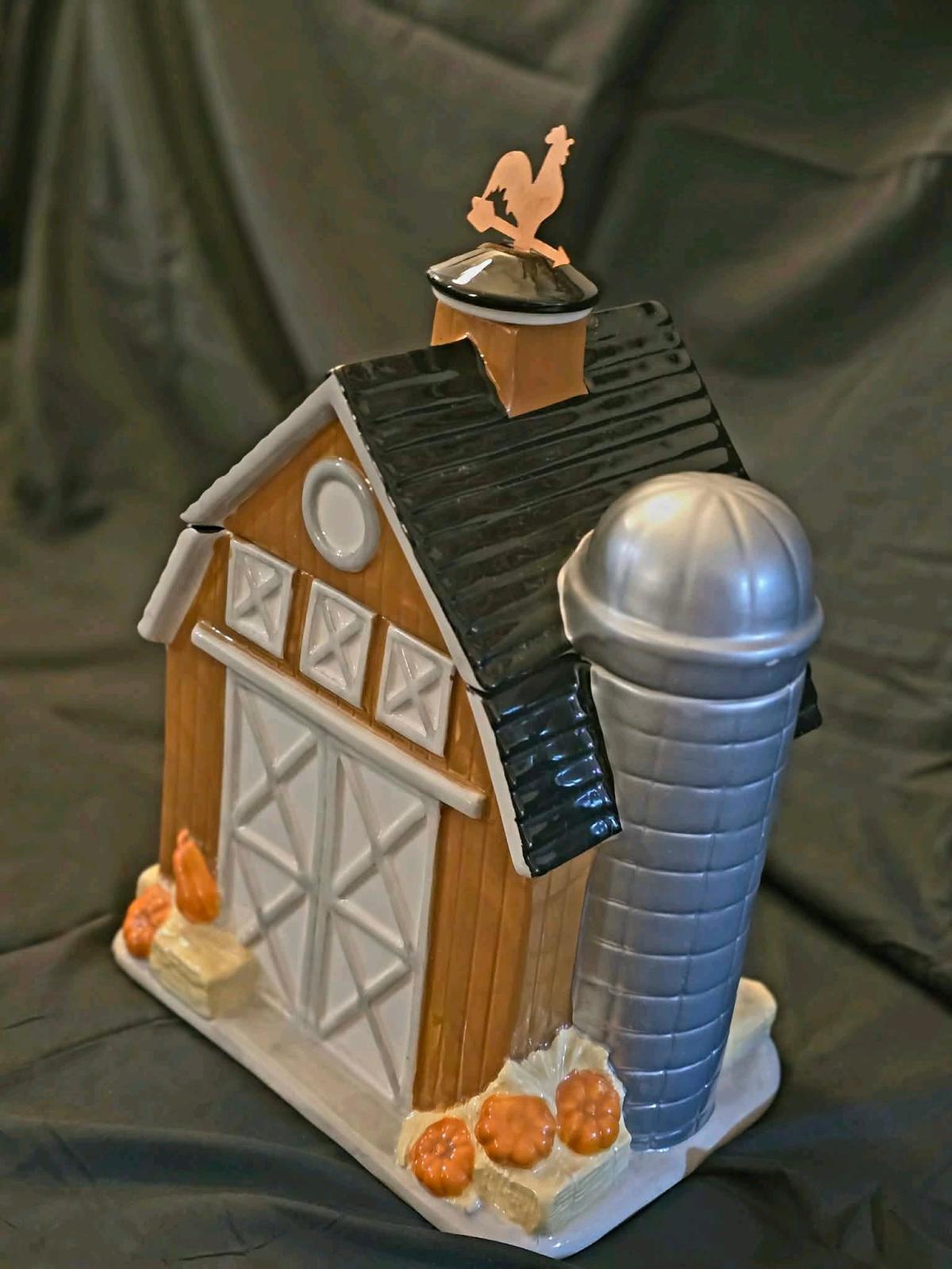 Cheryls Cookies Autumn Farm Barn Cookie Jar - Henderson, Nevada - FleaMarketBay