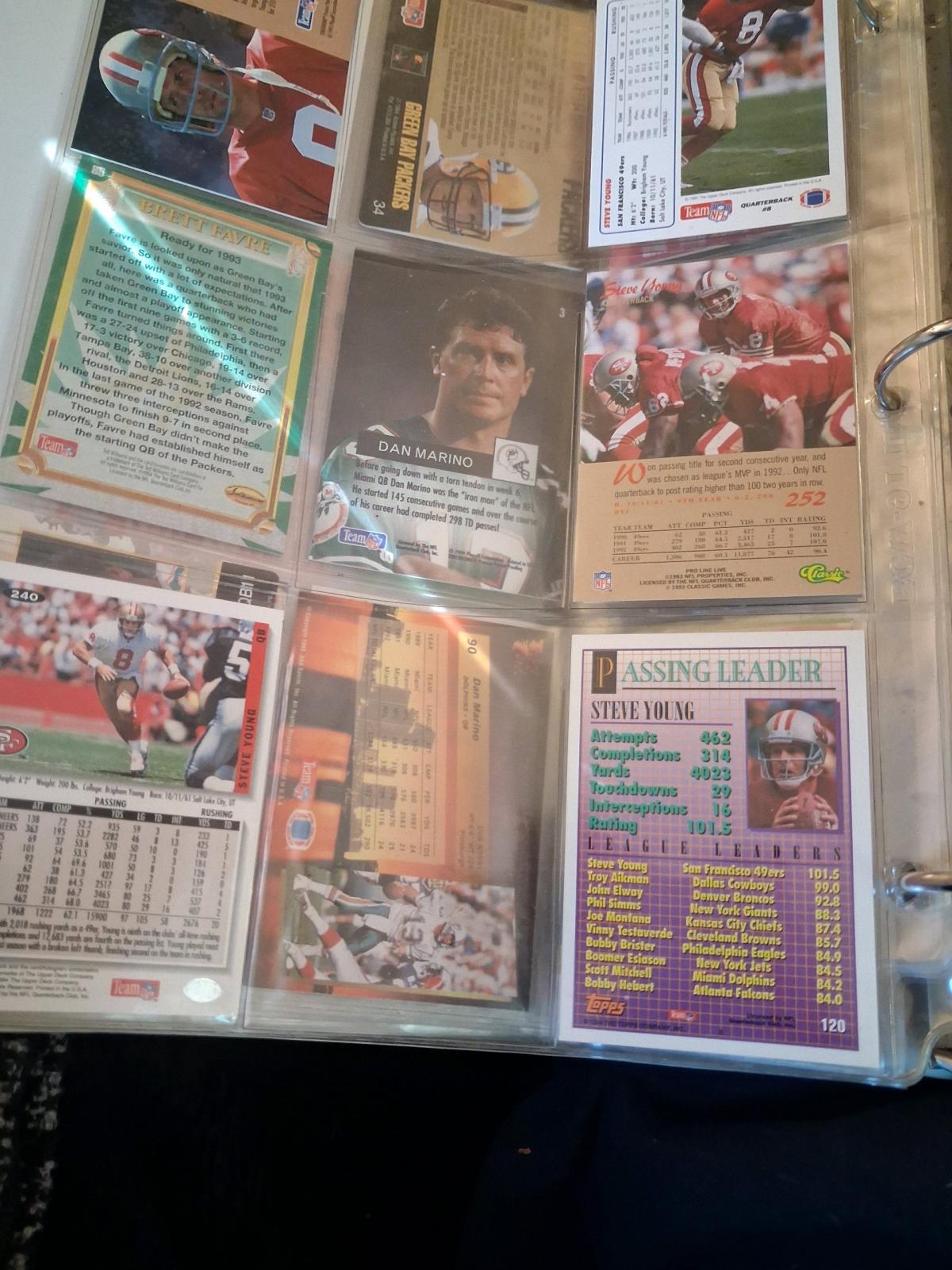 Nfl sport card early to mid 90s - Haysville, Kansas - FleaMarketBay