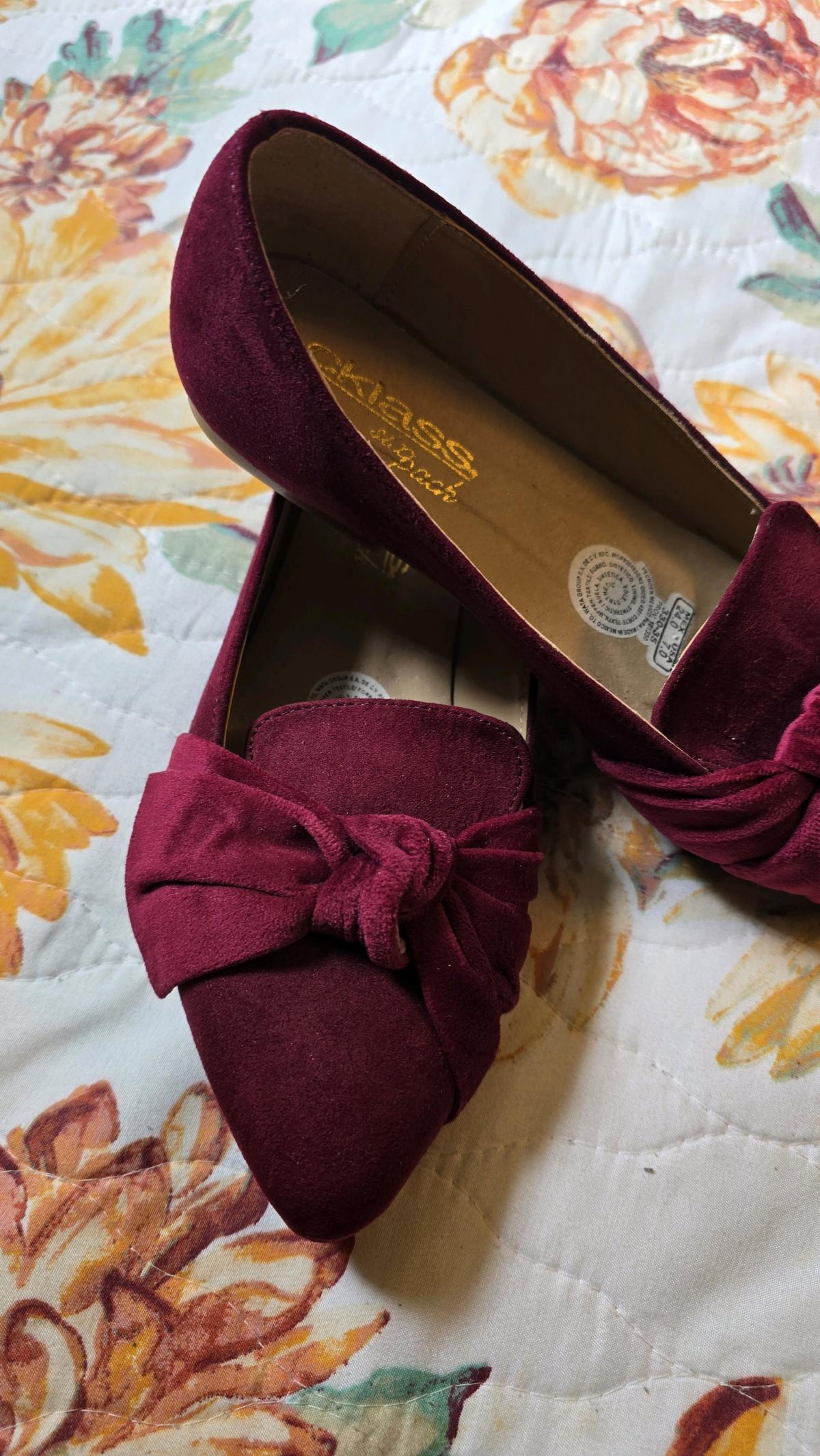 zapato plano color vino - Jemison, Alabama - FleaMarketBay