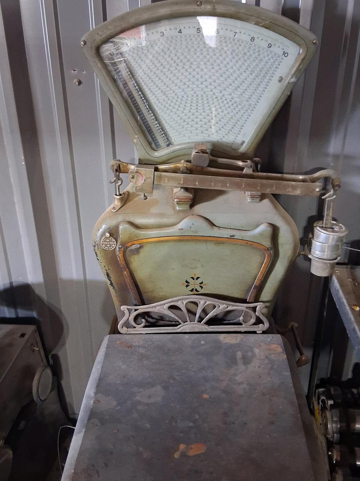 20th Century Stimpson Antique Automatic Detroit Store Scale - Ardmore, Oklahoma - FleaMarketBay