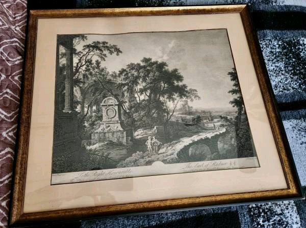 18th CENTURY ENGRAVING by FRANCOIS VIVARES of PAINTING by PI - Las Vegas, Nevada - FleaMarketBay