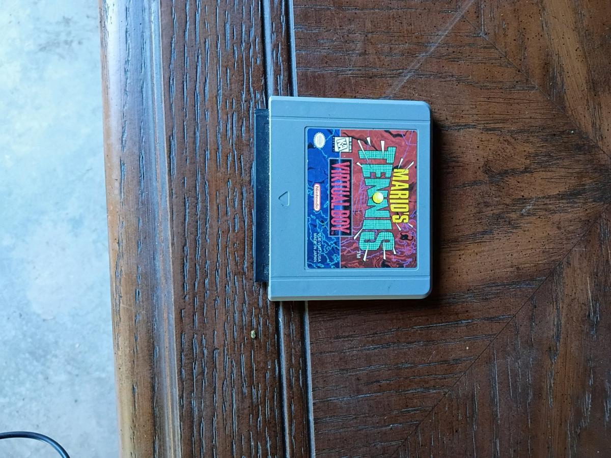 Mario Tennis for the Virtual Boy Nintendo system Game only n - Klamath Falls, Oregon - FleaMarketBay