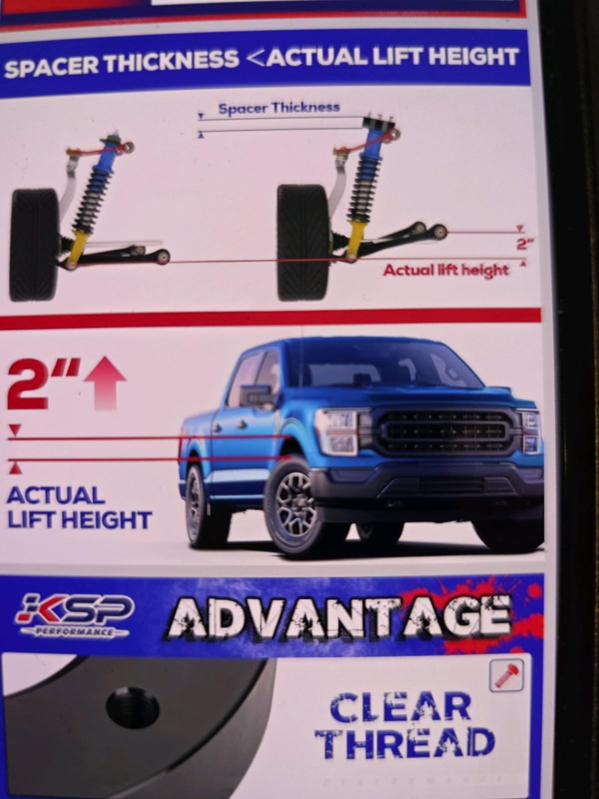 2inch leveling kit for ford F150 - Tampa, Florida - FleaMarketBay