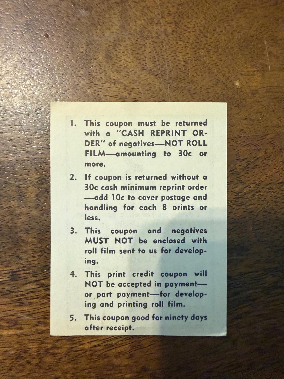 Vintage Photo Print Envelopes Negative Sleeves  Photography - Carmel, New York - FleaMarketBay