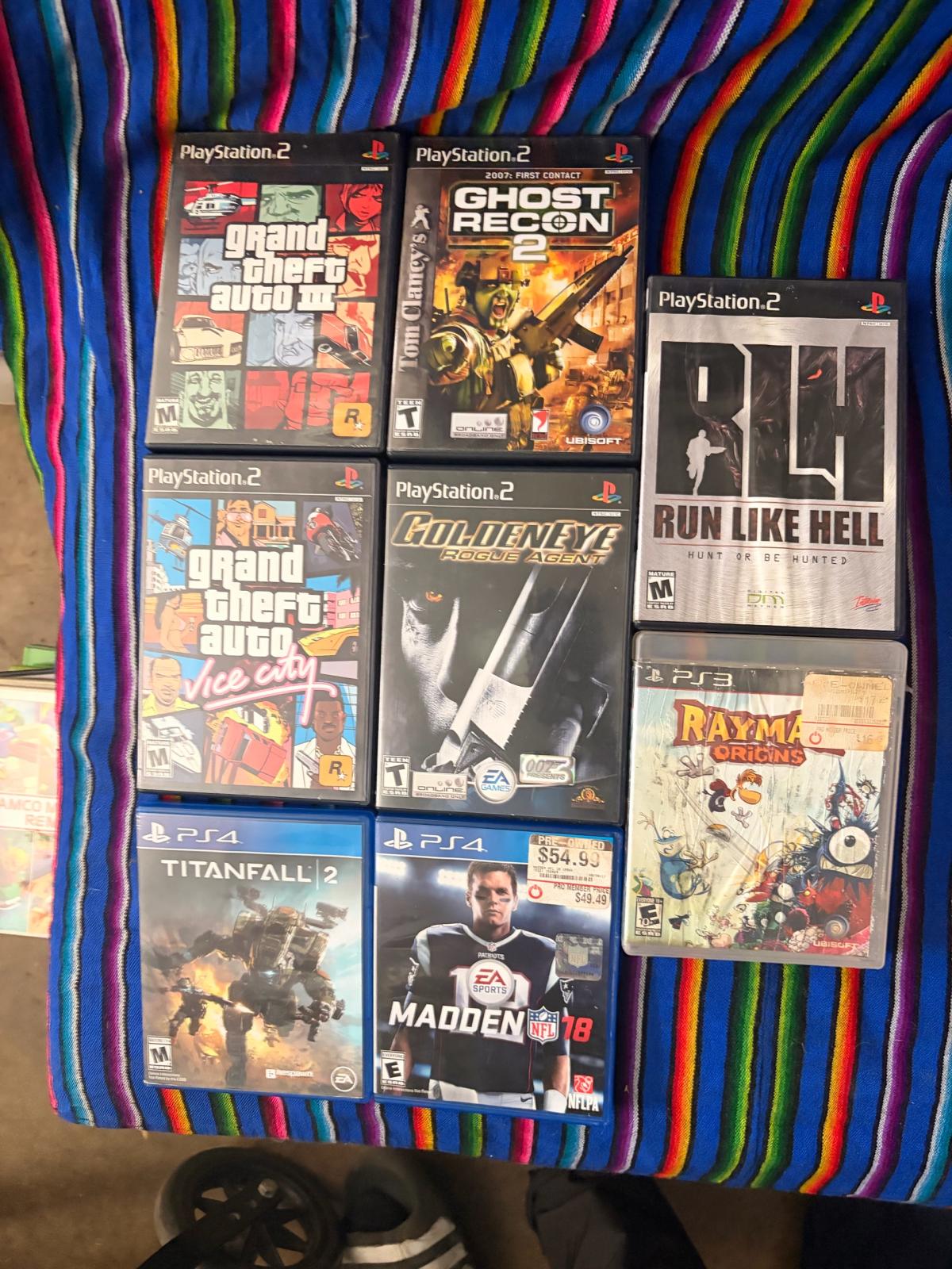 play station 2 3 4 games collection - Riverside, California - FleaMarketBay