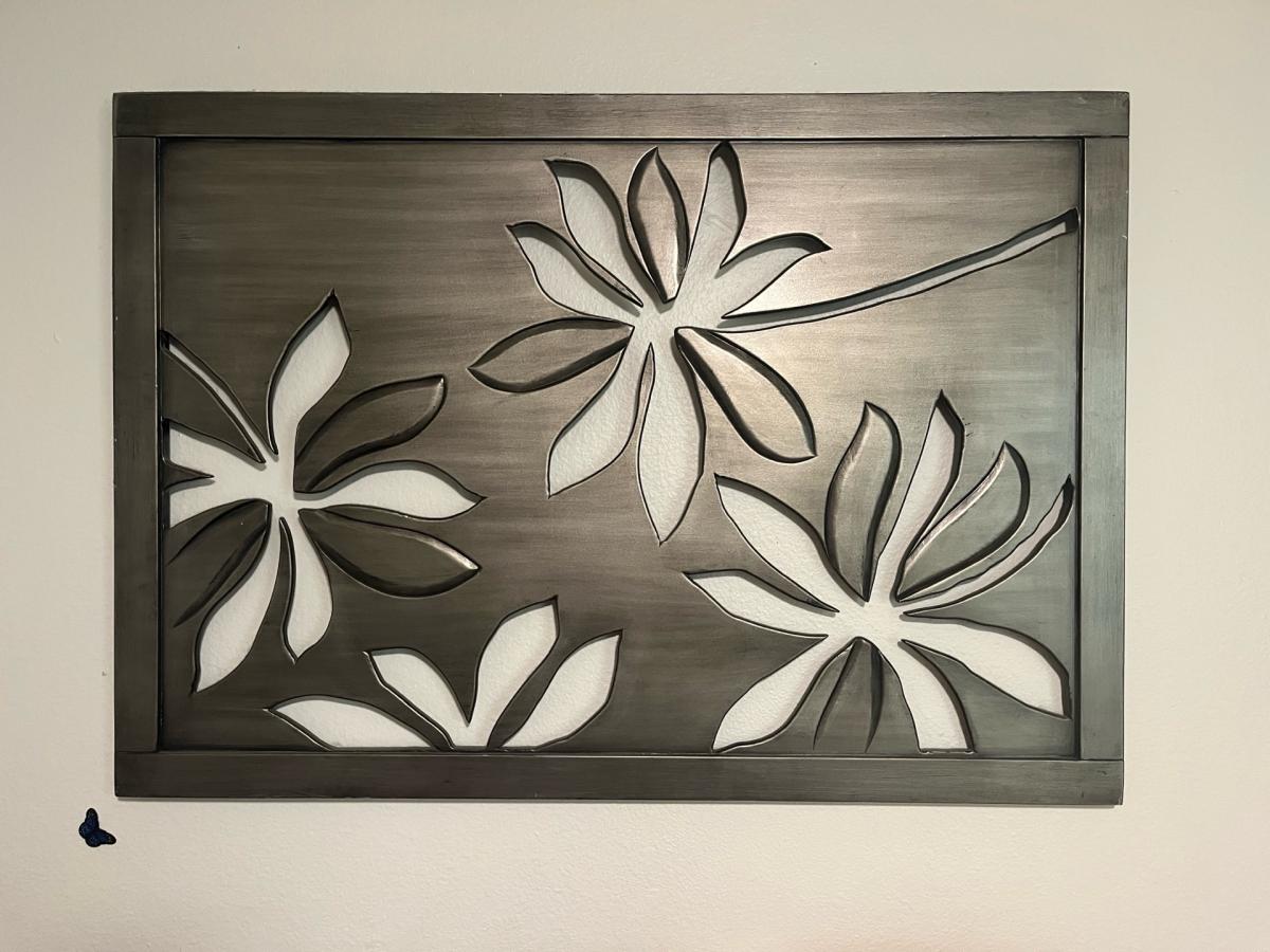 Tropical Botanical Floral Cutout Wall Art - Corona, California - FleaMarketBay