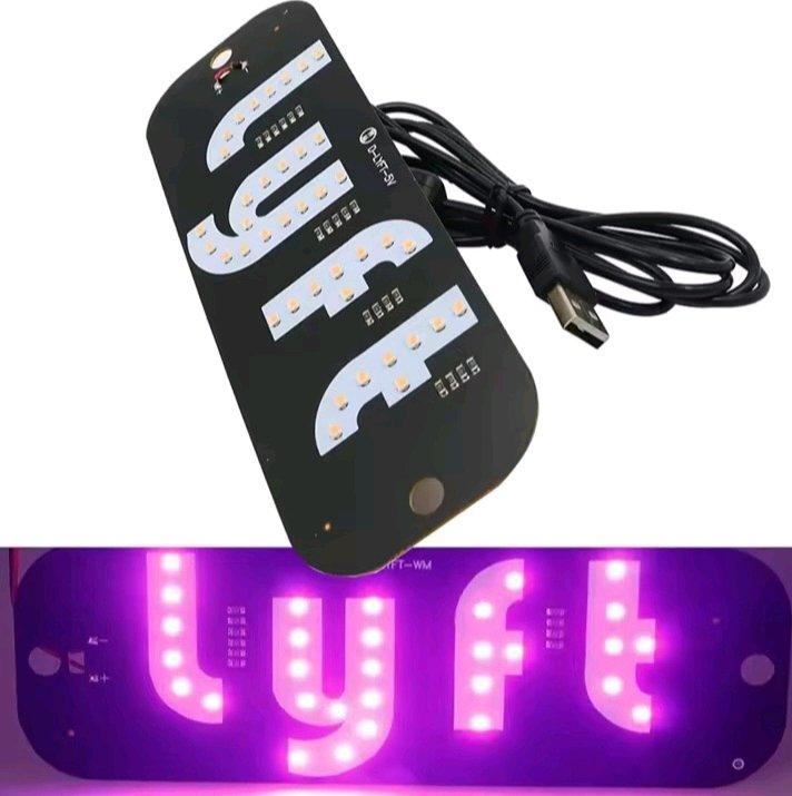 lyft led usb car sign - Los Angeles, California - FleaMarketBay
