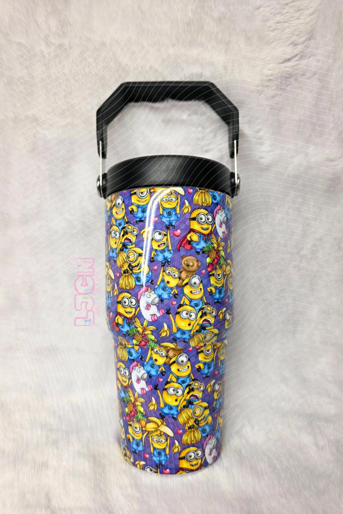 Minion 20oz Flip Straw Wayer Bottle Tumbler - Adelanto, California - FleaMarketBay