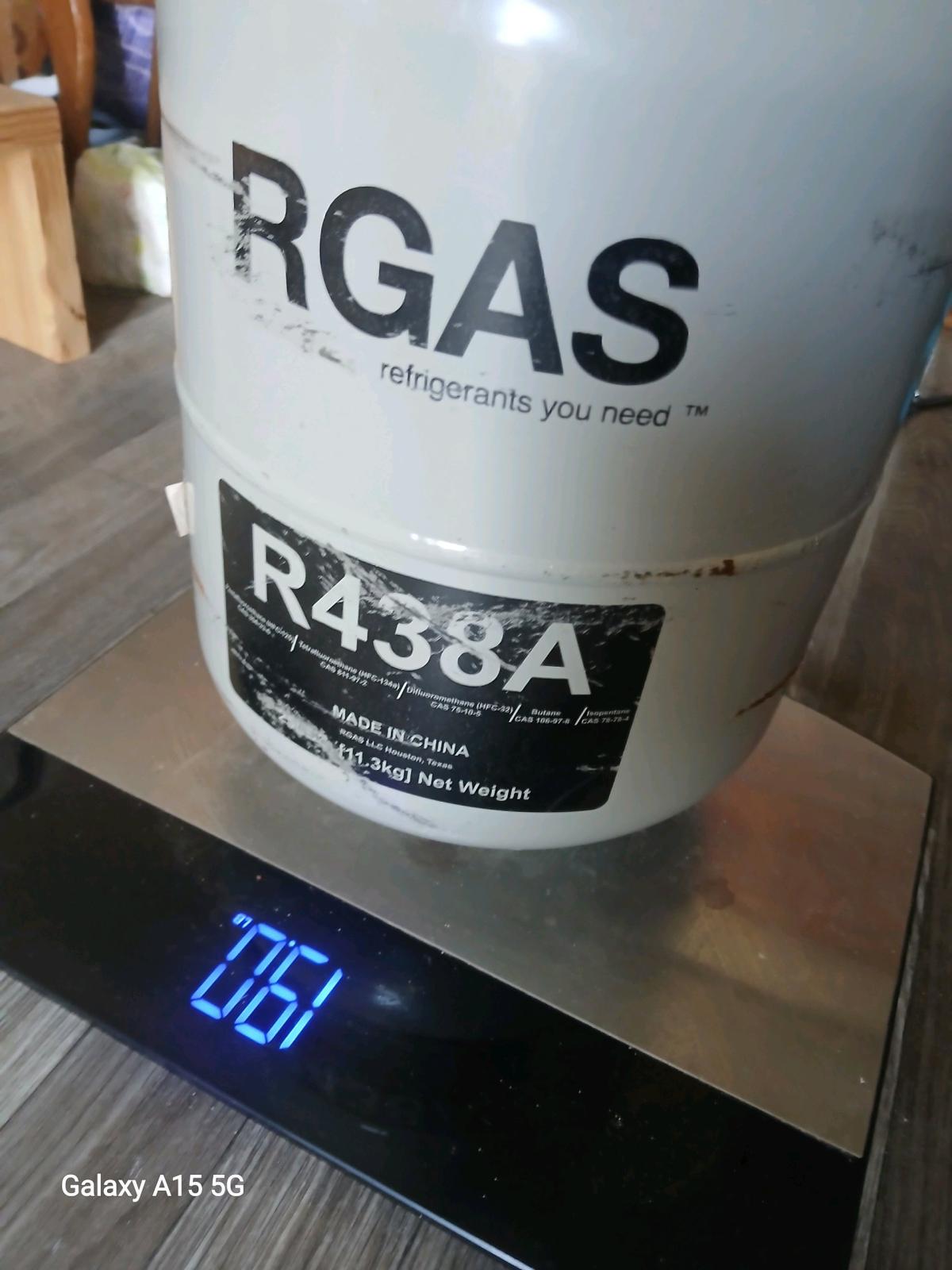 Used canister of refrigerant RGAS   R438A - Abilene, Texas - FleaMarketBay