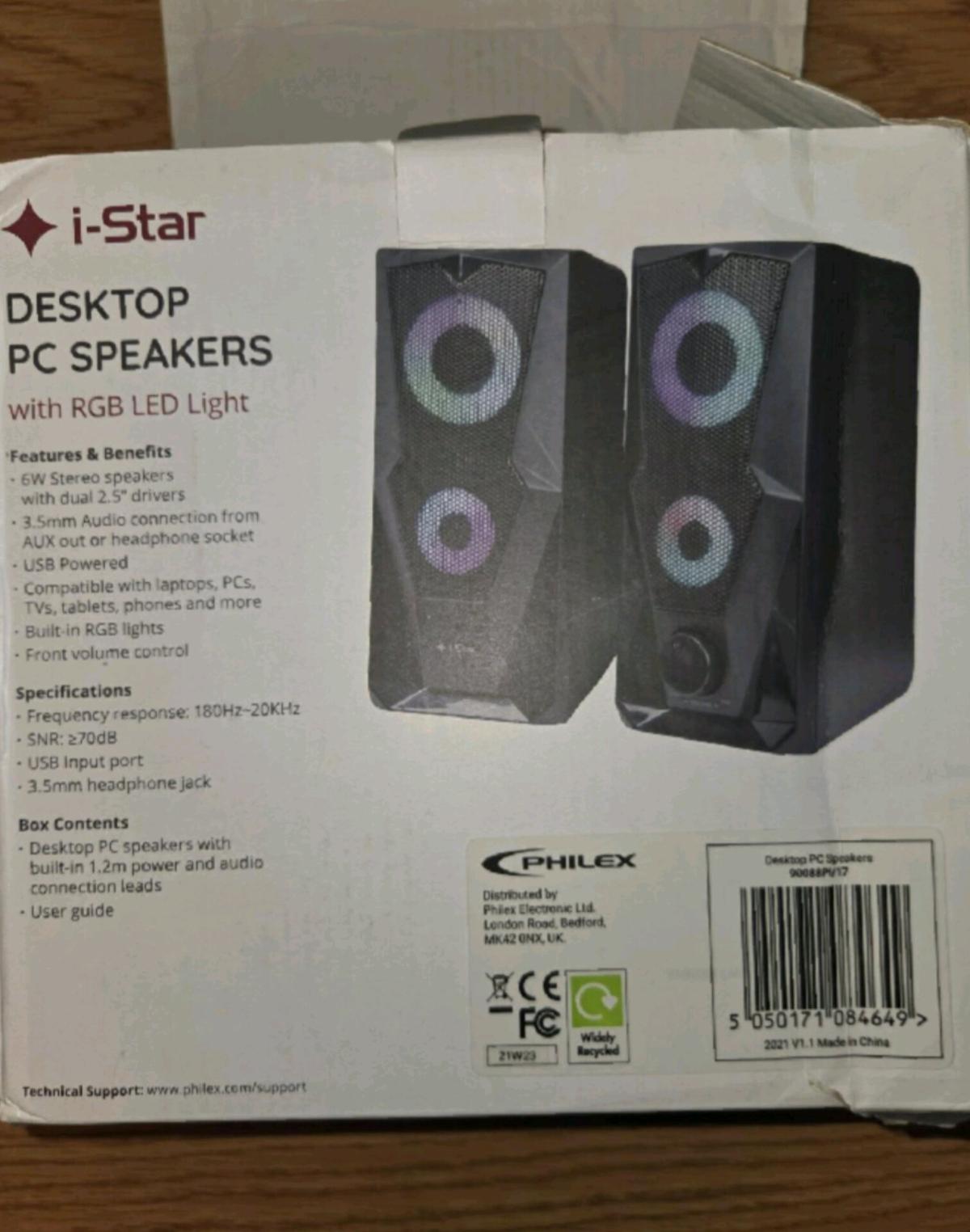Black Desktop Speakers - Carver, Minnesota - FleaMarketBay