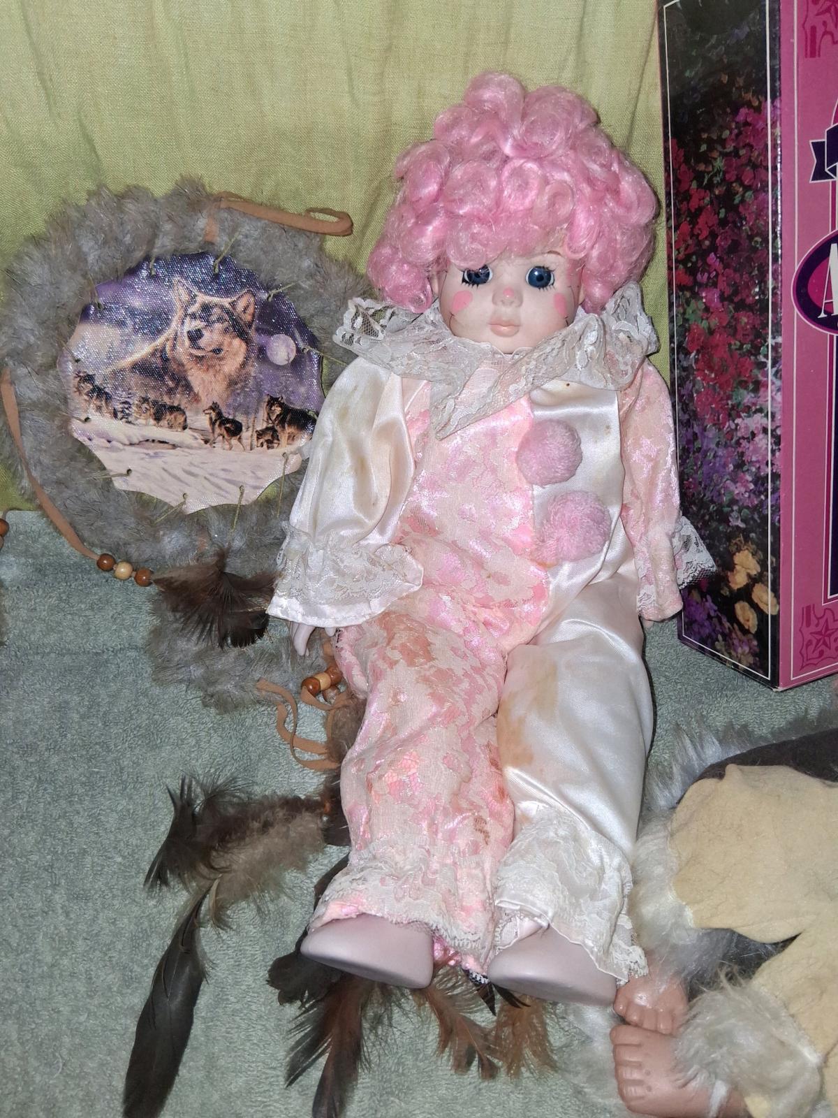 Three Porcelain Dolls plus a Dream Catcher - Fort Smith, Arkansas - FleaMarketBay