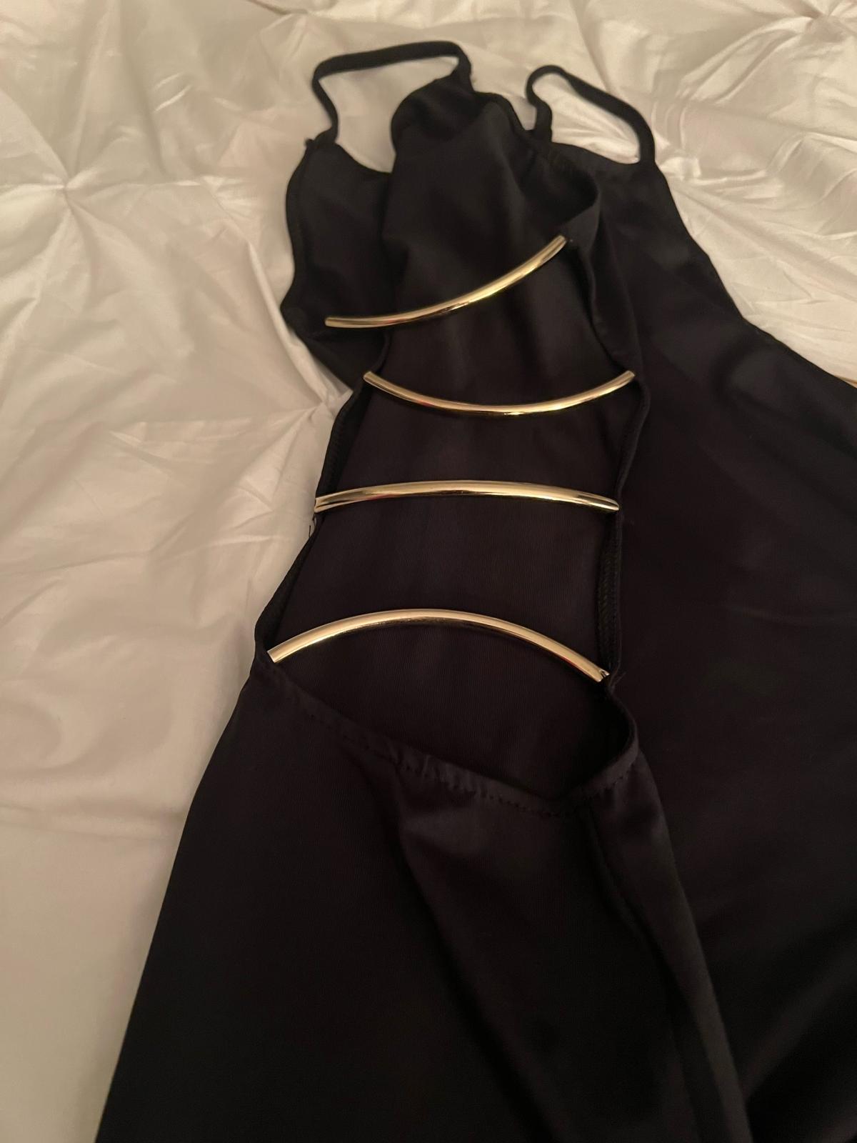Black sexy open sides fitted lg dress - Lynn, Massachusetts - FleaMarketBay