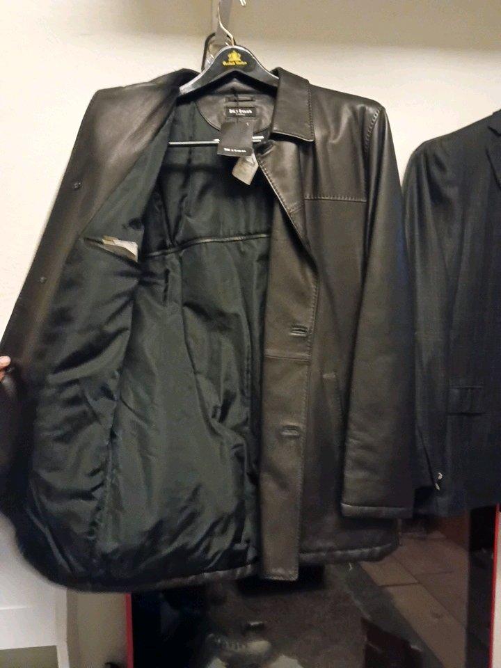 Sleek Kiton leather trench for men Smooth finish with minima - San Jose, California - FleaMarketBay