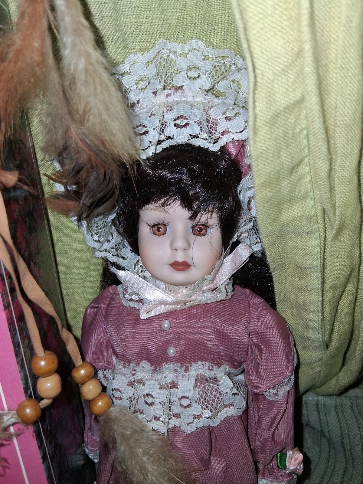 Three Porcelain Dolls plus a Dream Catcher - Fort Smith, Arkansas - FleaMarketBay
