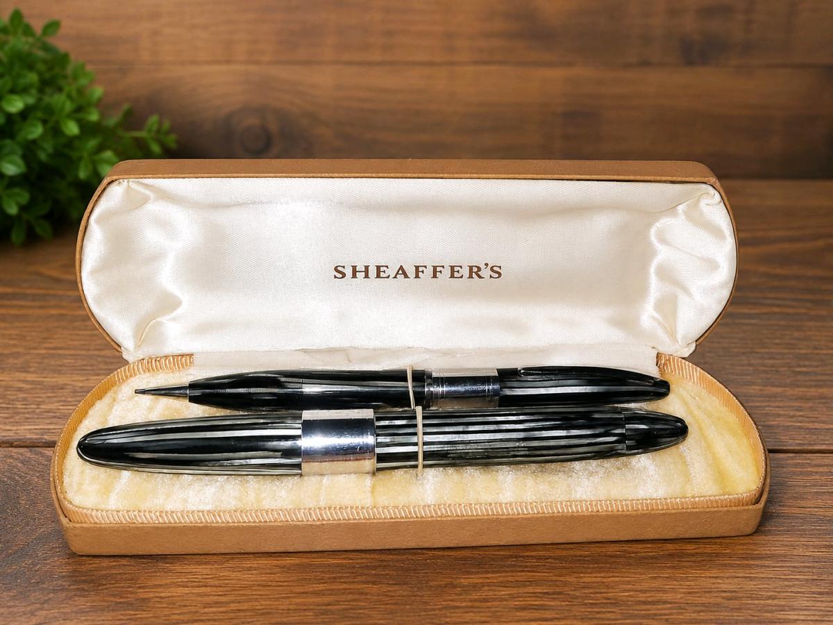 Vintage Sheaffer Lifetime Fountain Pen Mechanical Pencil Set - Bernville, Pennsylvania - FleaMarketBay