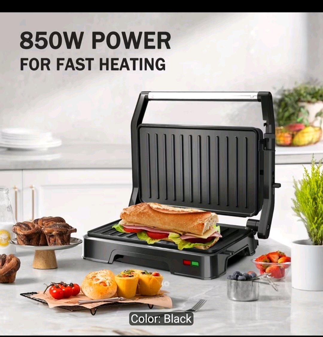 Electric Panini Press Grill 850 w - Los Angeles, California - FleaMarketBay