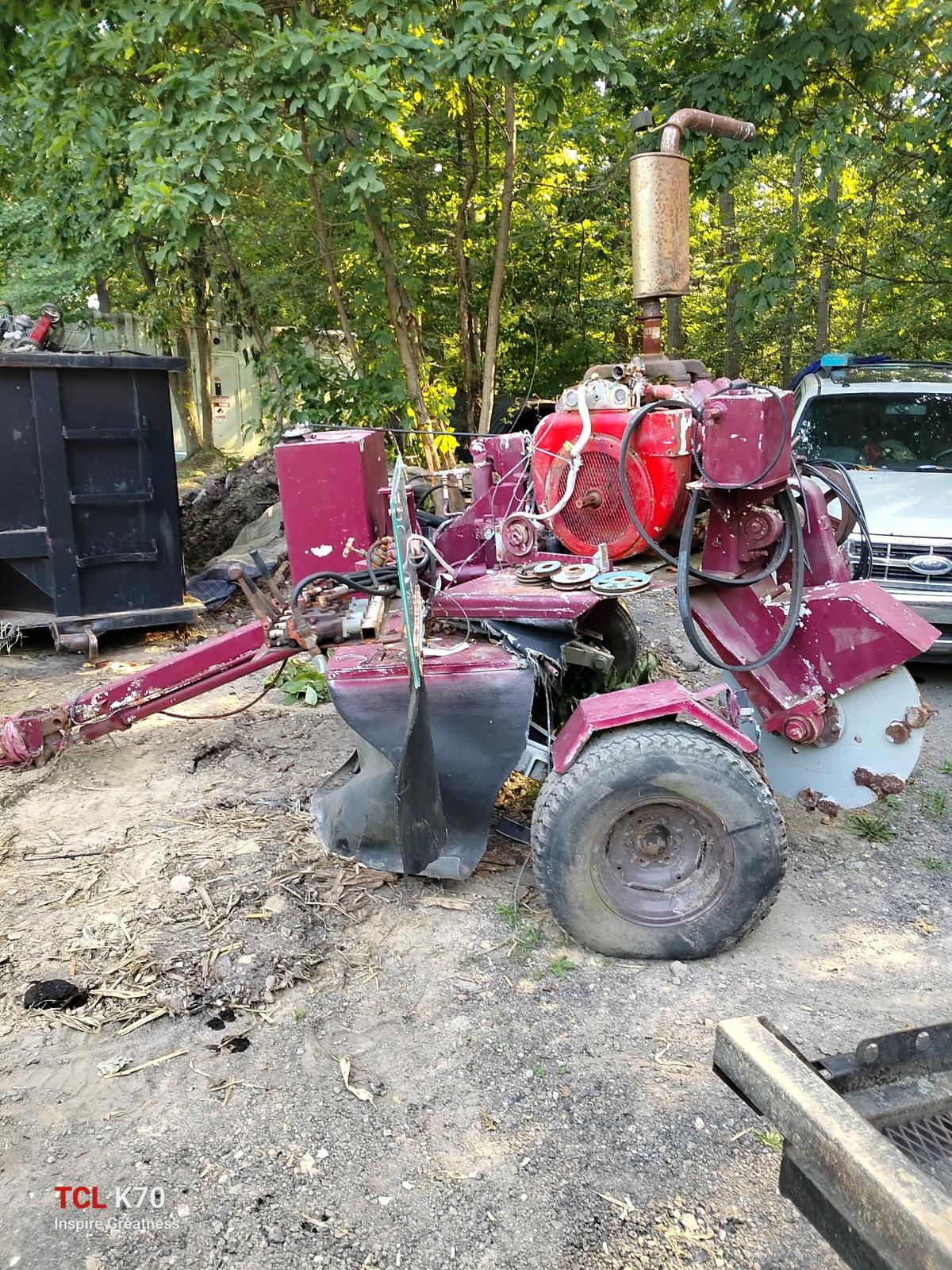 stump grinder I need some loving - Honey Brook, Pennsylvania - FleaMarketBay