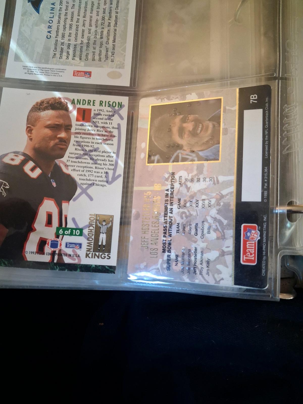 Nfl sport card early to mid 90s - Haysville, Kansas - FleaMarketBay