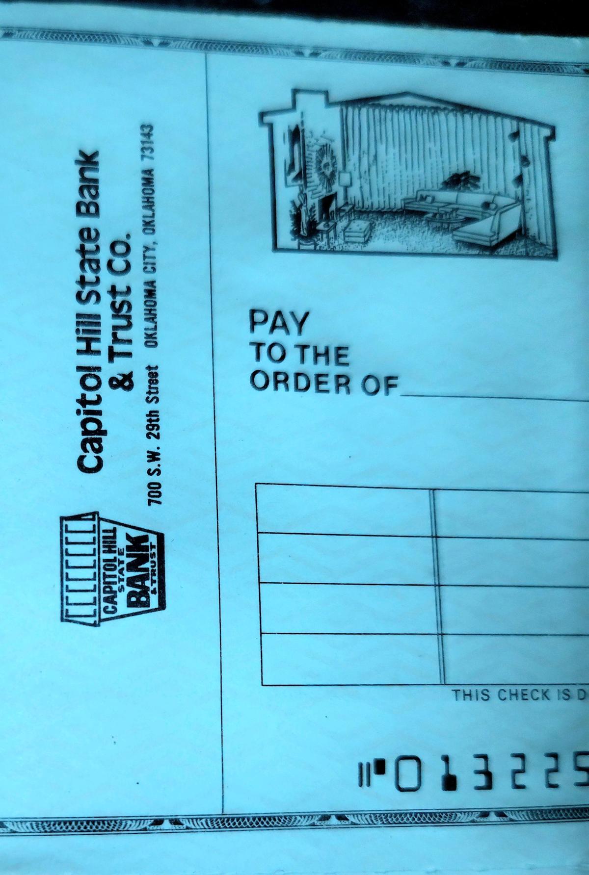 Vintage Checks Oklahoma City Collectibles - Oklahoma City, Oklahoma - FleaMarketBay