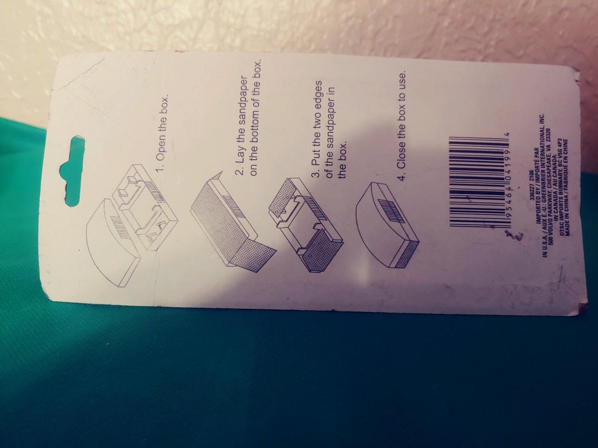 Sanding Block And 10 Sheets Sandpaper - Clearfield, Utah - FleaMarketBay