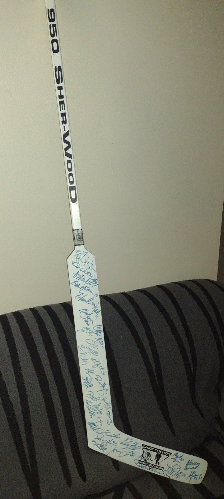 Blackhawks NHL hockey stick with autographs - Richton Park, Illinois - FleaMarketBay