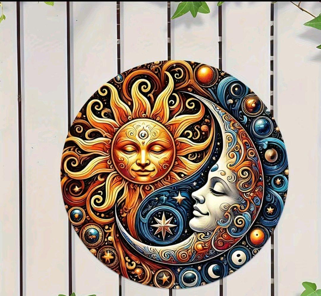 Large Sun And Moon Wall Decor - Palm Bay, Florida - FleaMarketBay
