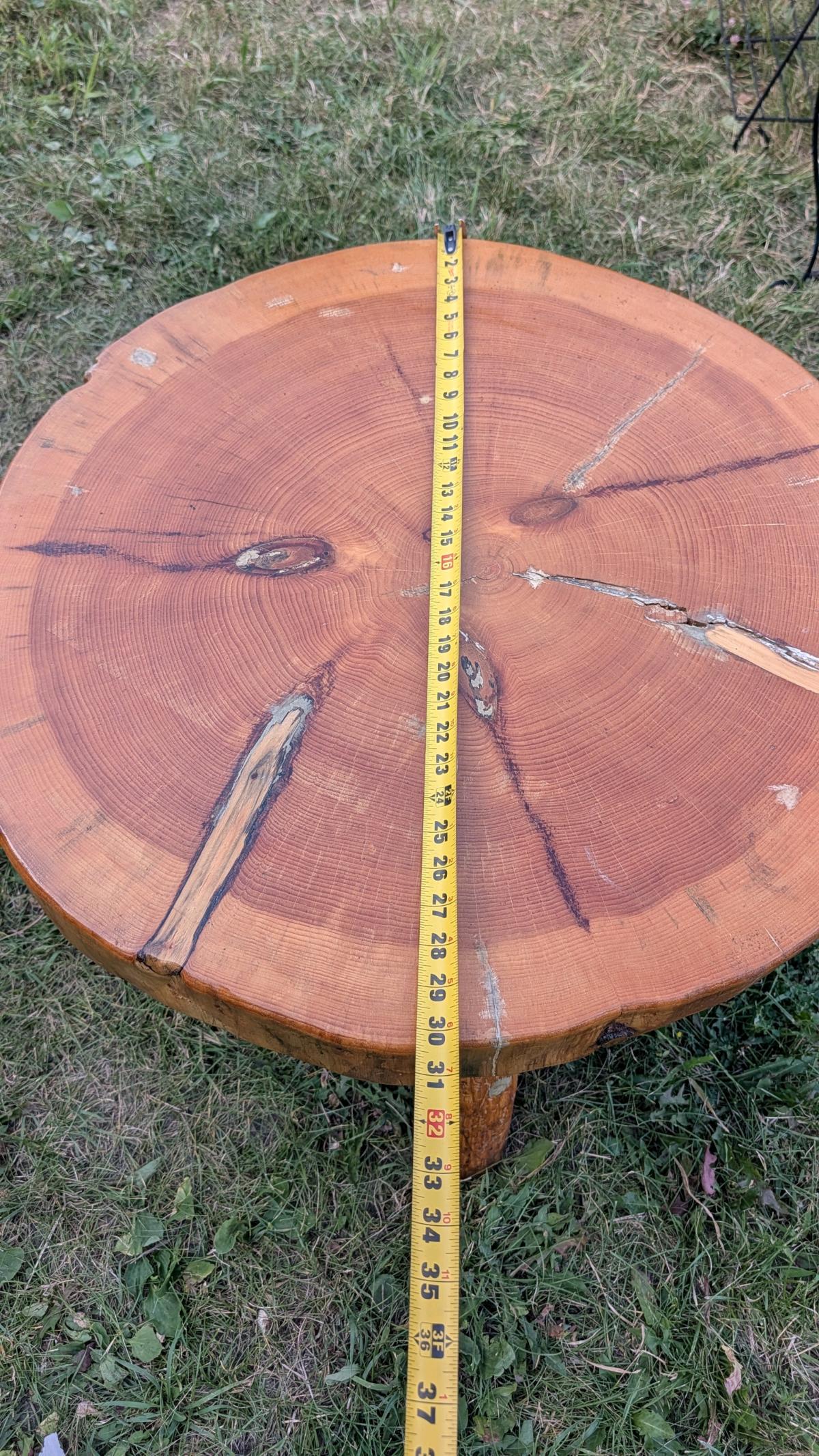 Log Coffee Table - Remer, Minnesota - FleaMarketBay