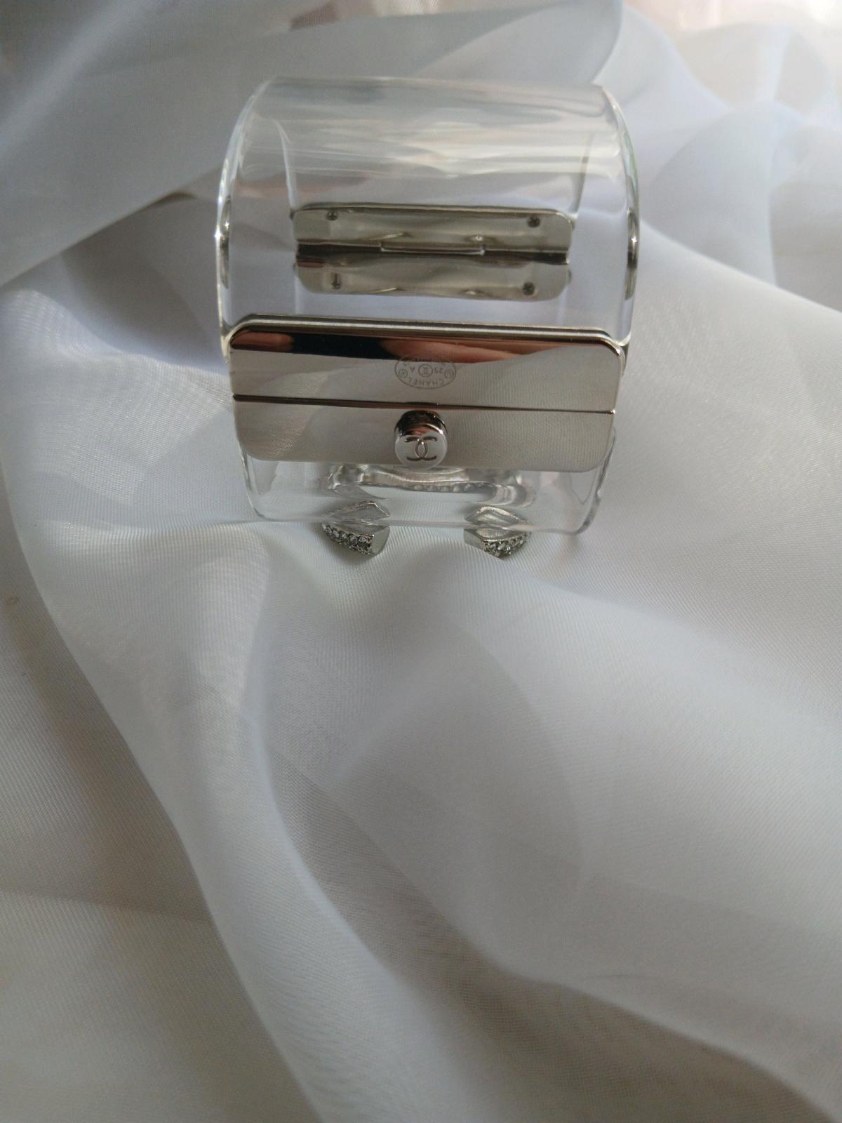 Chanel clear CC crystal cuff Acrylic - New York, New York - FleaMarketBay