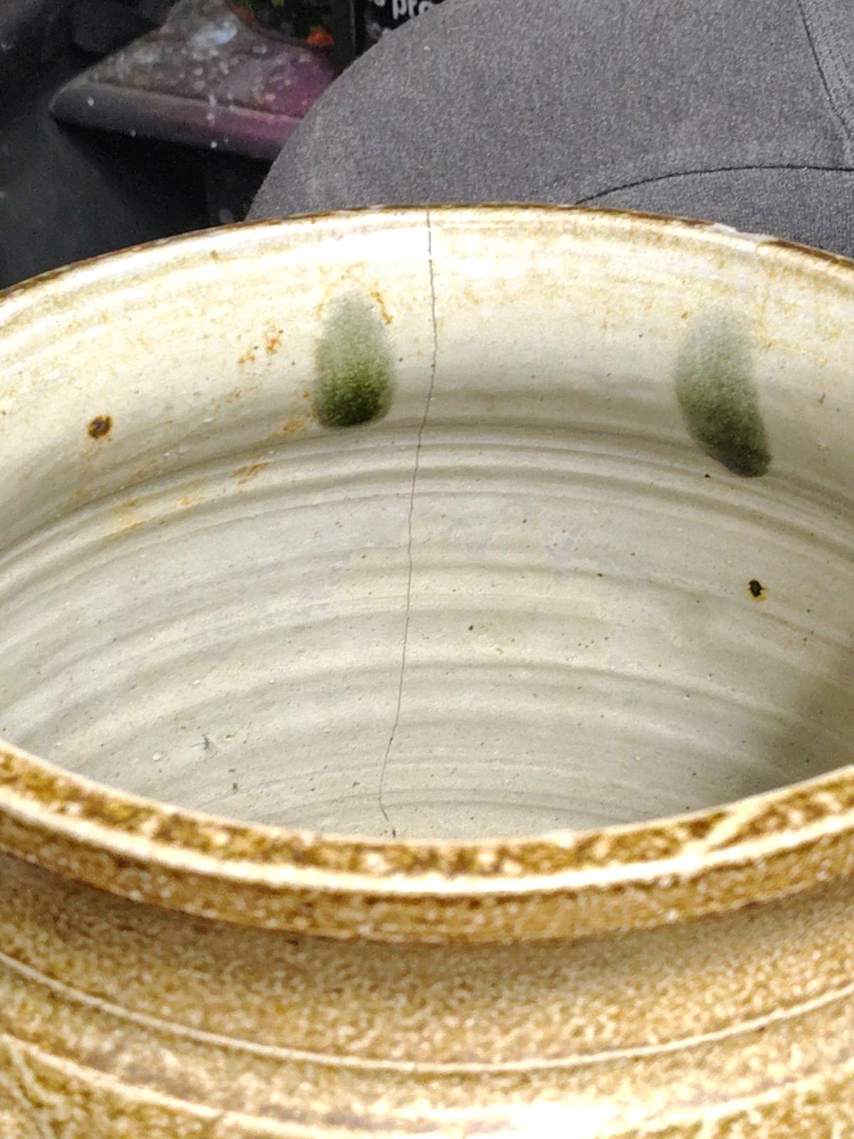 Large HandThrown Salt Glazed Stoneware - Bernville, Pennsylvania - FleaMarketBay