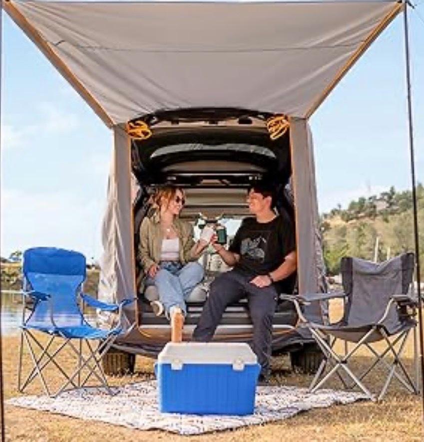 Tailgate tent with awning shade roof canopy - Lynn, Massachusetts - FleaMarketBay