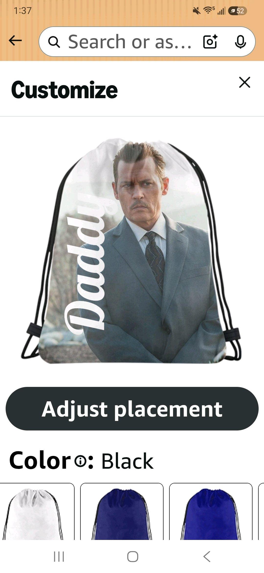johnny depp lingerie and backpack - Anthony, New Mexico - FleaMarketBay