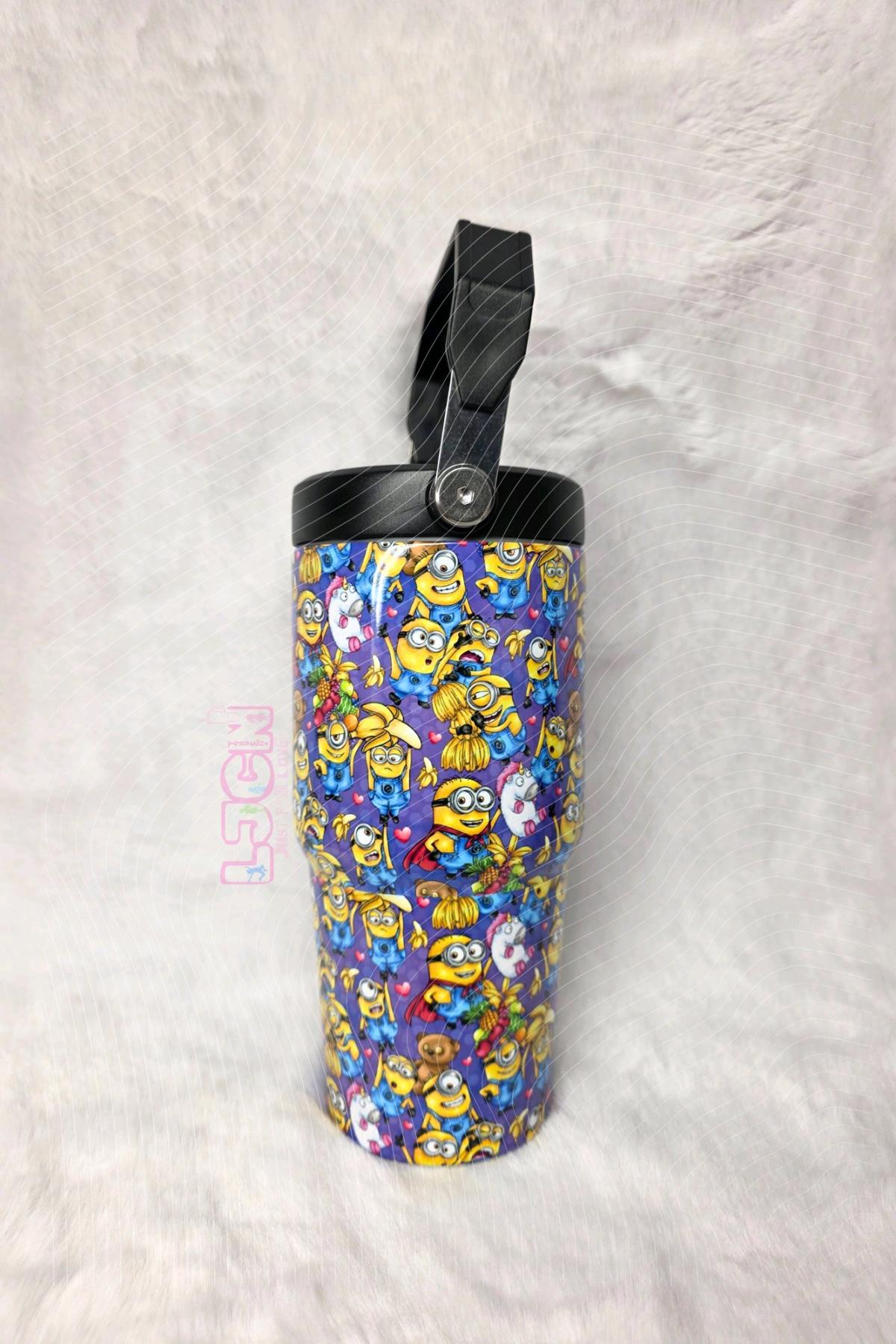 Minion 20oz Flip Straw Wayer Bottle Tumbler - Adelanto, California - FleaMarketBay
