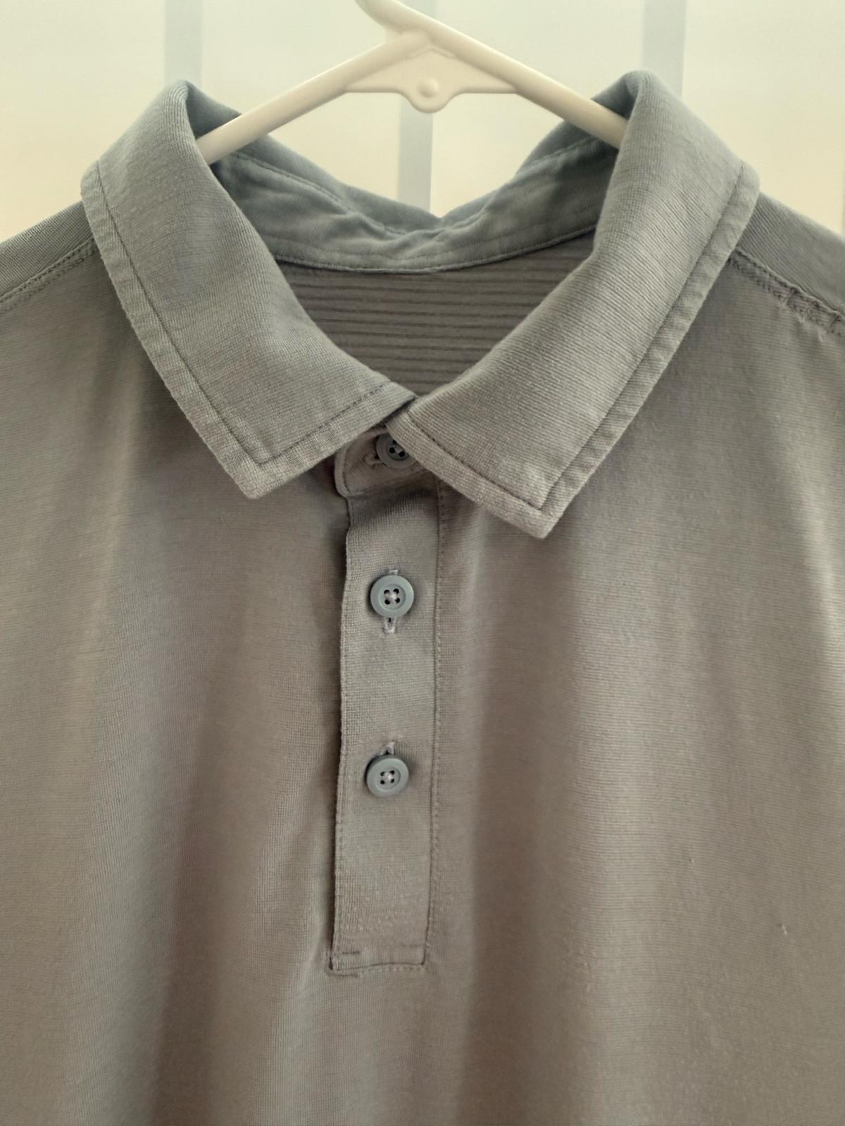 lululemon mens grey polo - Roxboro, North Carolina - FleaMarketBay