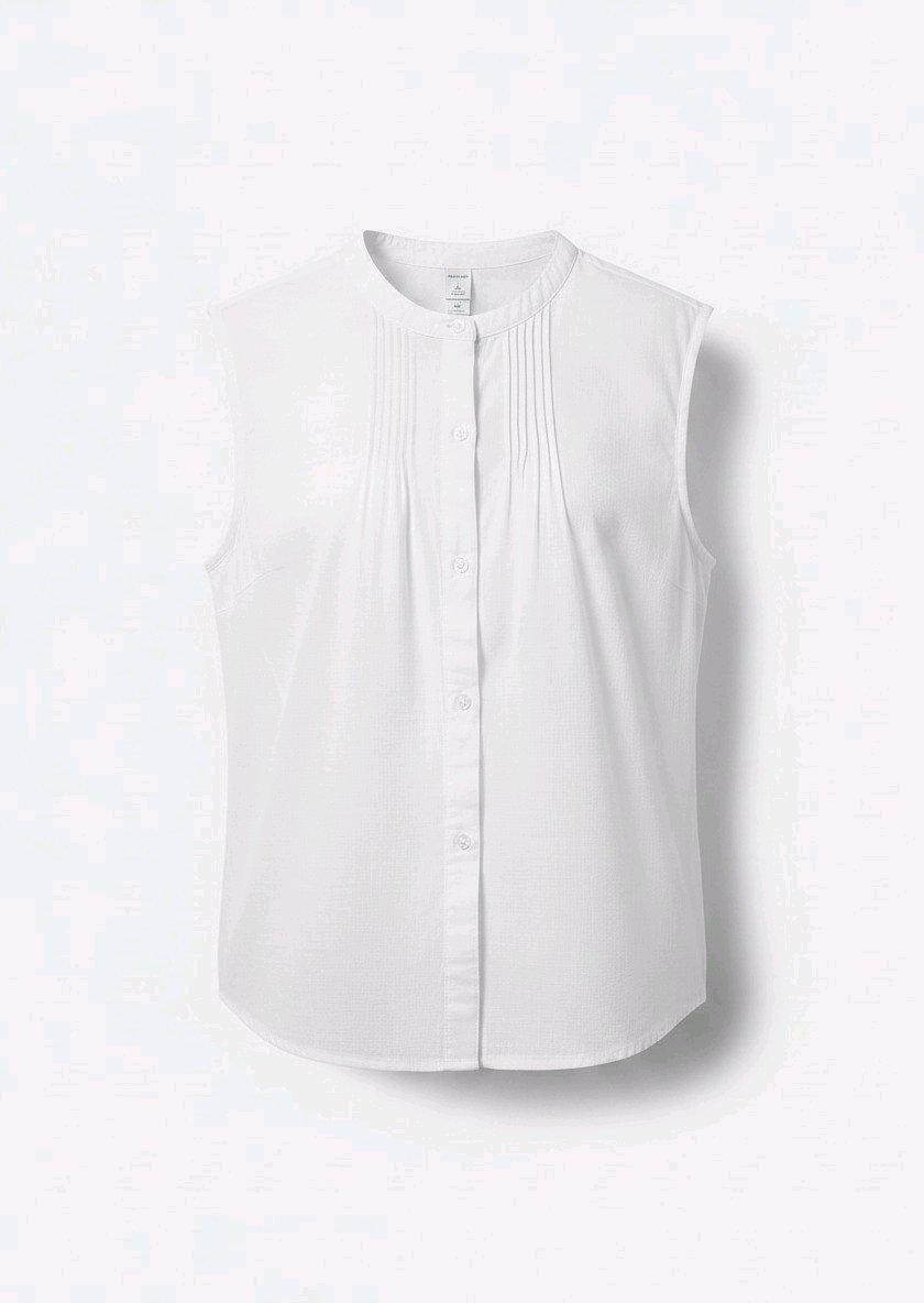Old Navy Womens Sleeveless ButtonFront Blouse  Medium  White - Avon Lake, Ohio - FleaMarketBay