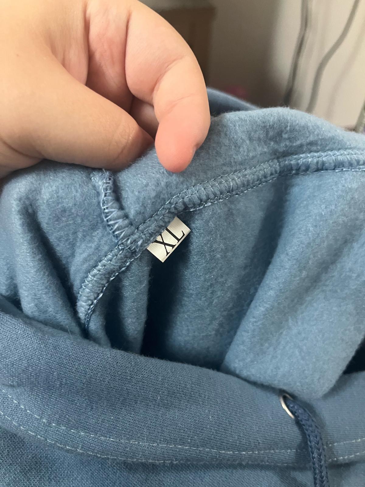 blue jesus loves you hoodie XL - Ghent, New York - FleaMarketBay