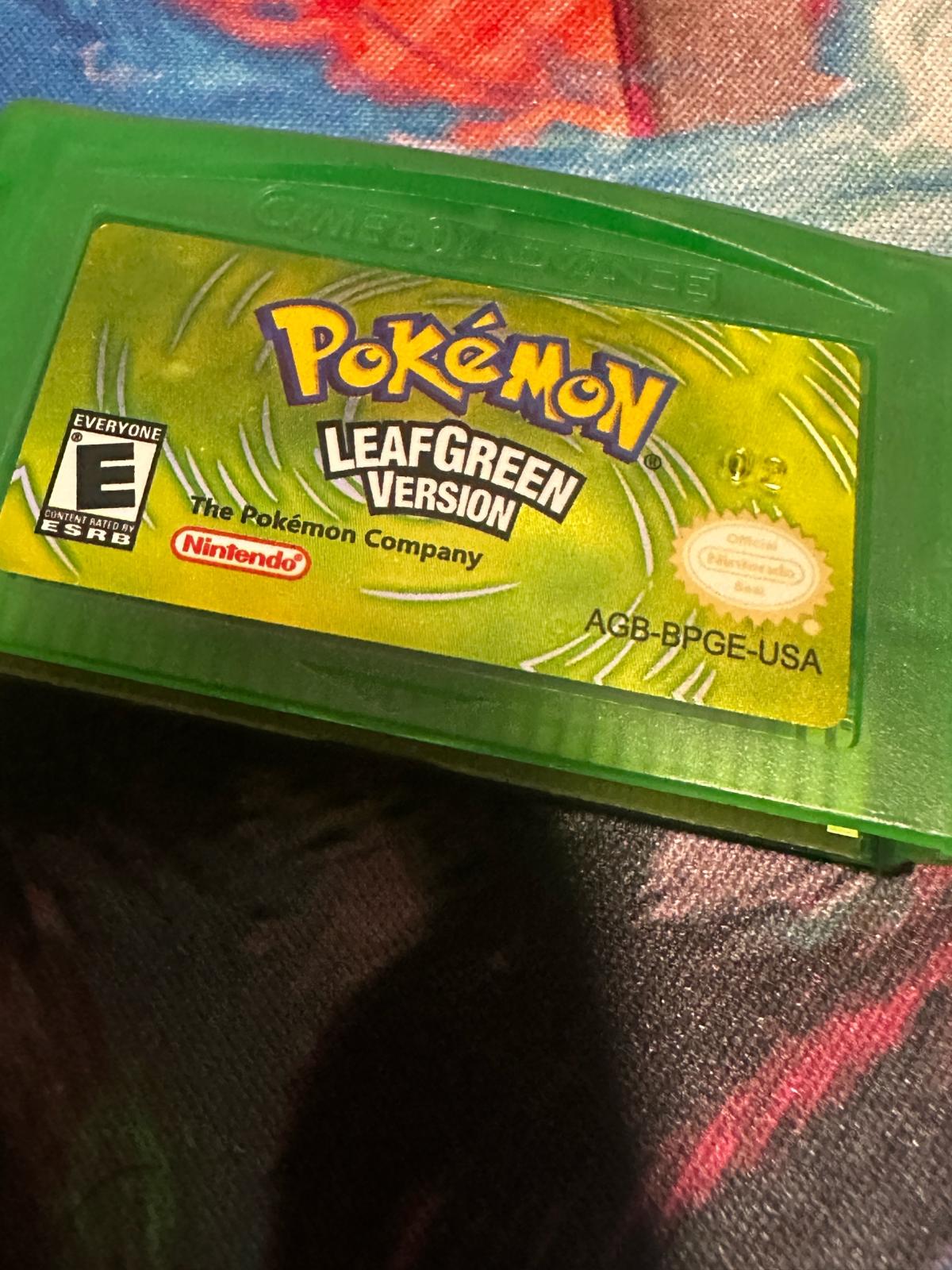 Pokemon Leaf Green Version for Nintendo GBA - Steger, Illinois - FleaMarketBay