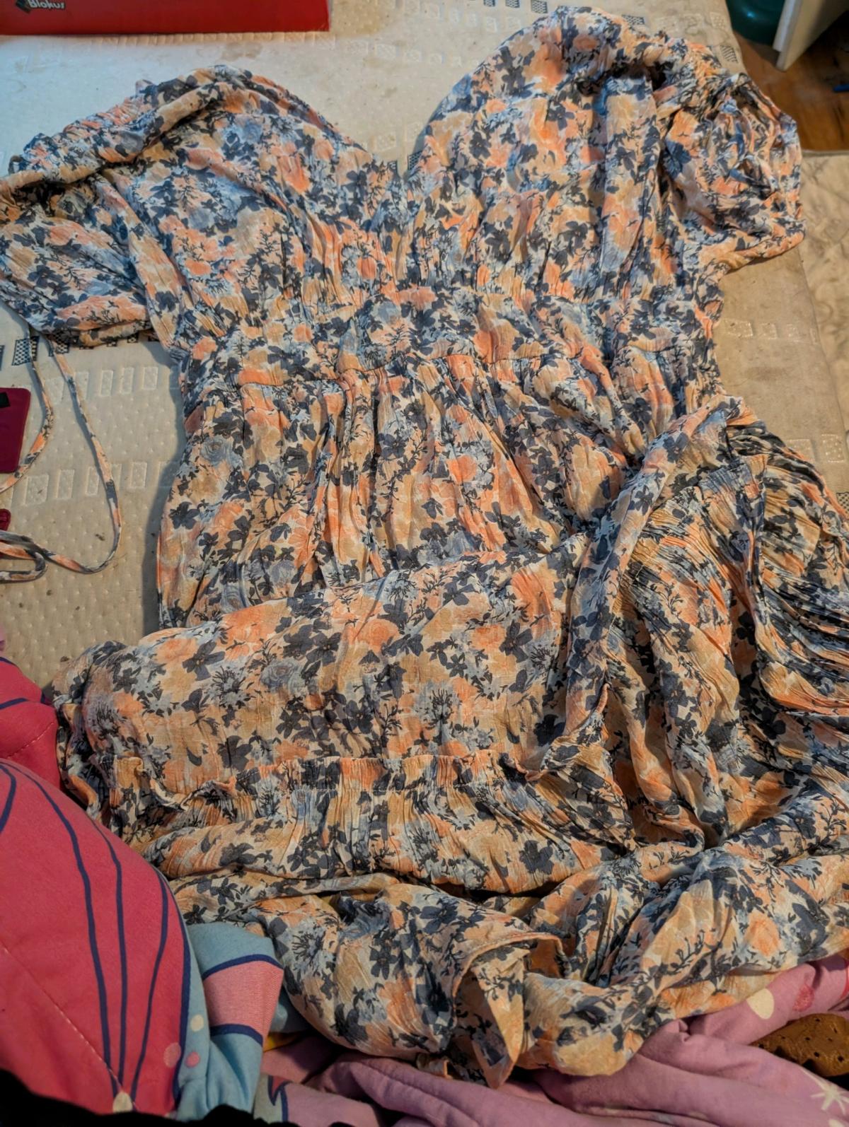 Free People full length floral dress - Panama City, Florida - FleaMarketBay