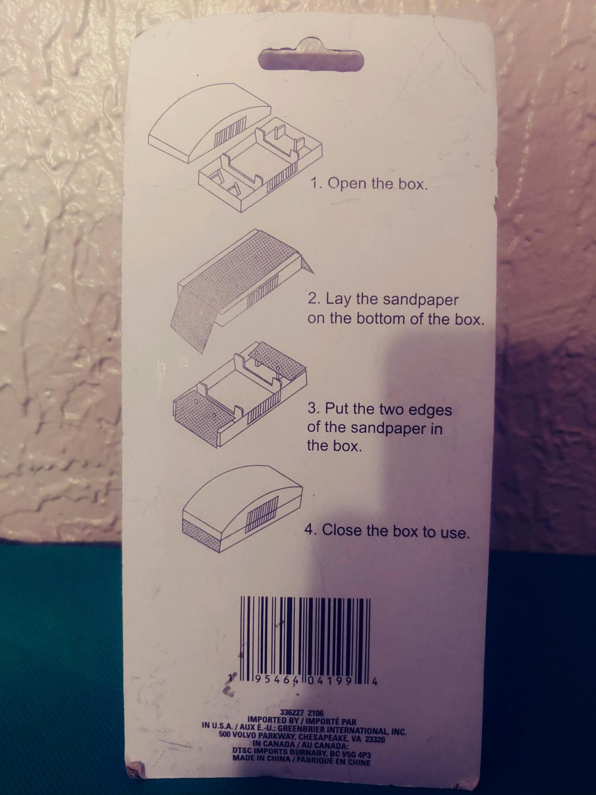 Sanding Block And 10 Sheets Sandpaper - Clearfield, Utah - FleaMarketBay