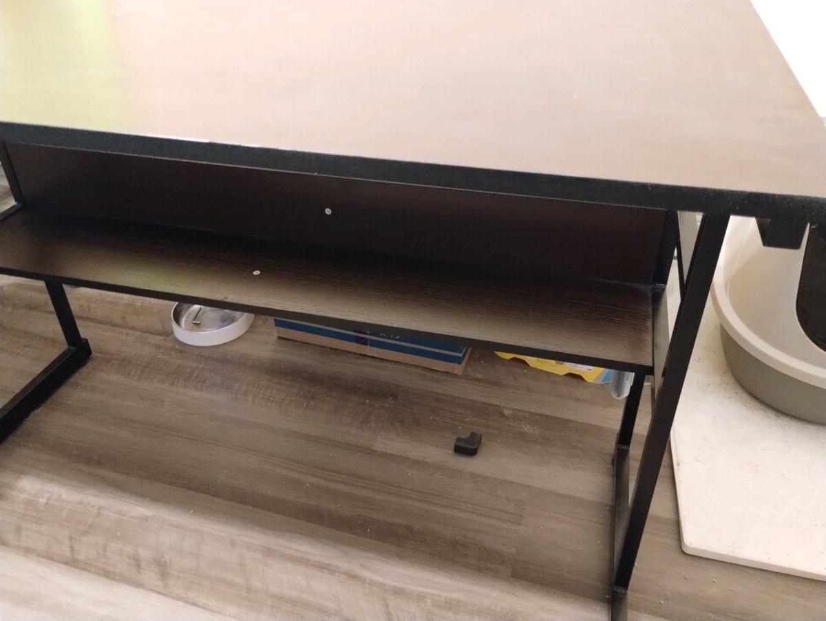 Lshaped desk with adjustable drafting section and shelves - Navarre, Florida - FleaMarketBay