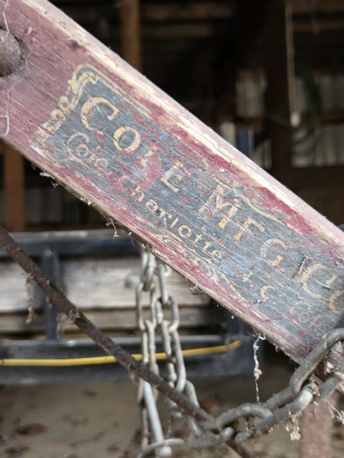 old seed spreader with potential for art - Alicia, Arkansas - FleaMarketBay