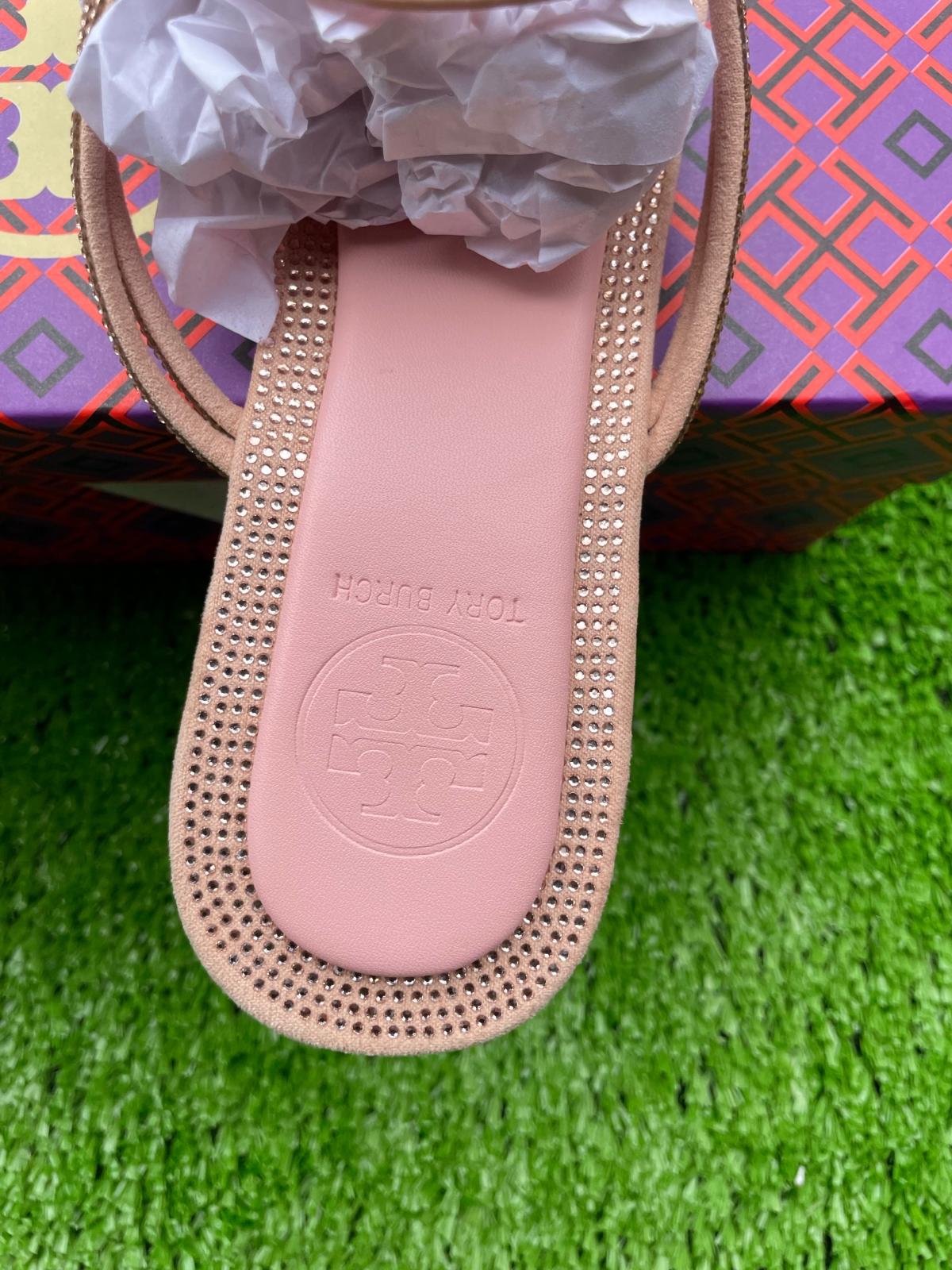Tory Burch Miller Studded Thong Sandals  Silver - Fort Myers, Florida - FleaMarketBay