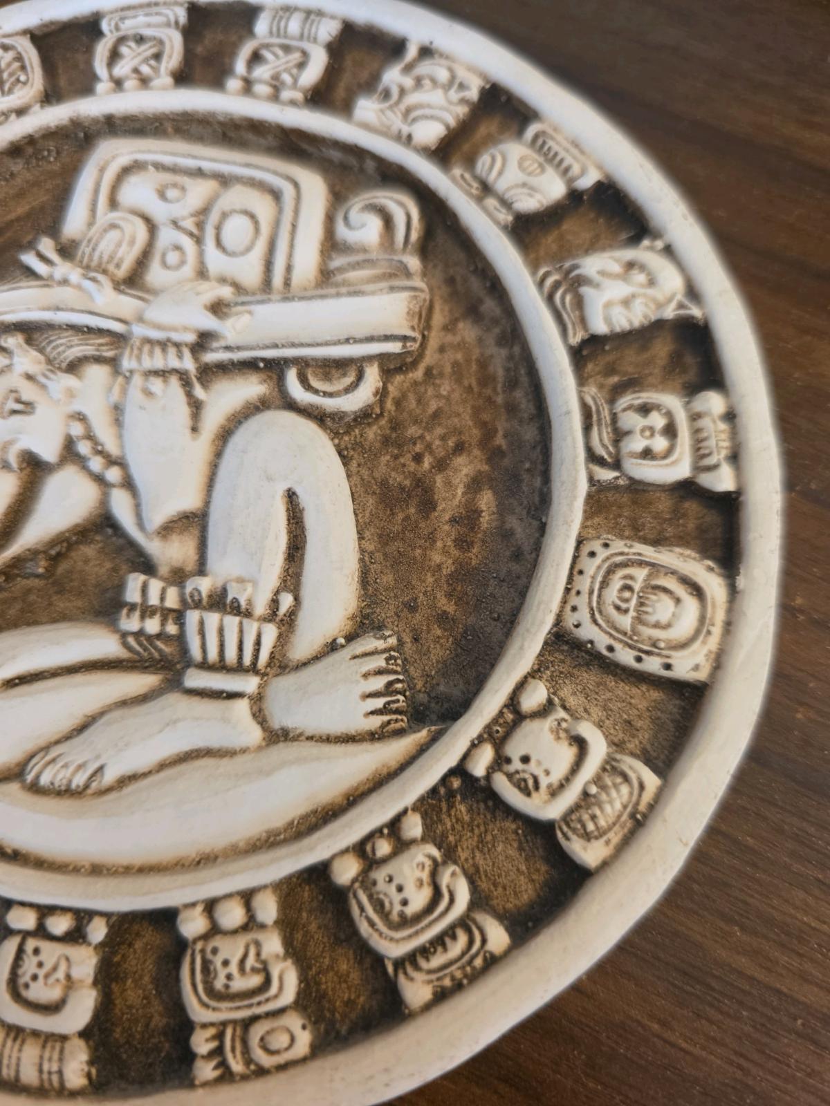 Vuntage Mayan Tzolkan Sacred Calendar  Relief Wall Plaque 55 - Orem, Utah - FleaMarketBay