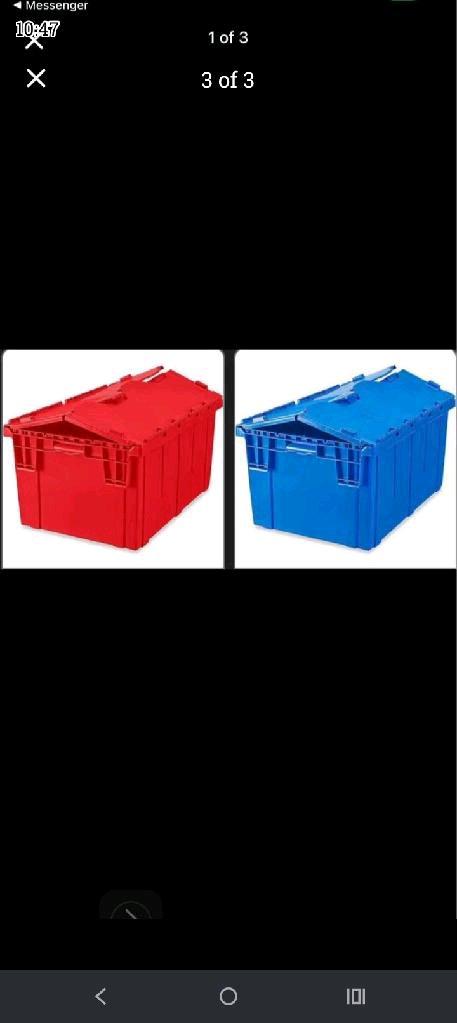 storage bin stackable crates multi purpose use - Nashville, Tennessee - FleaMarketBay