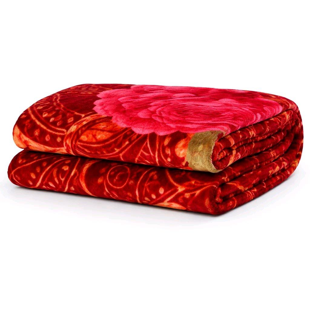ULTRA SOFT PLUSH MICROFIBER BLANKET RED - Springfield, Ohio - FleaMarketBay