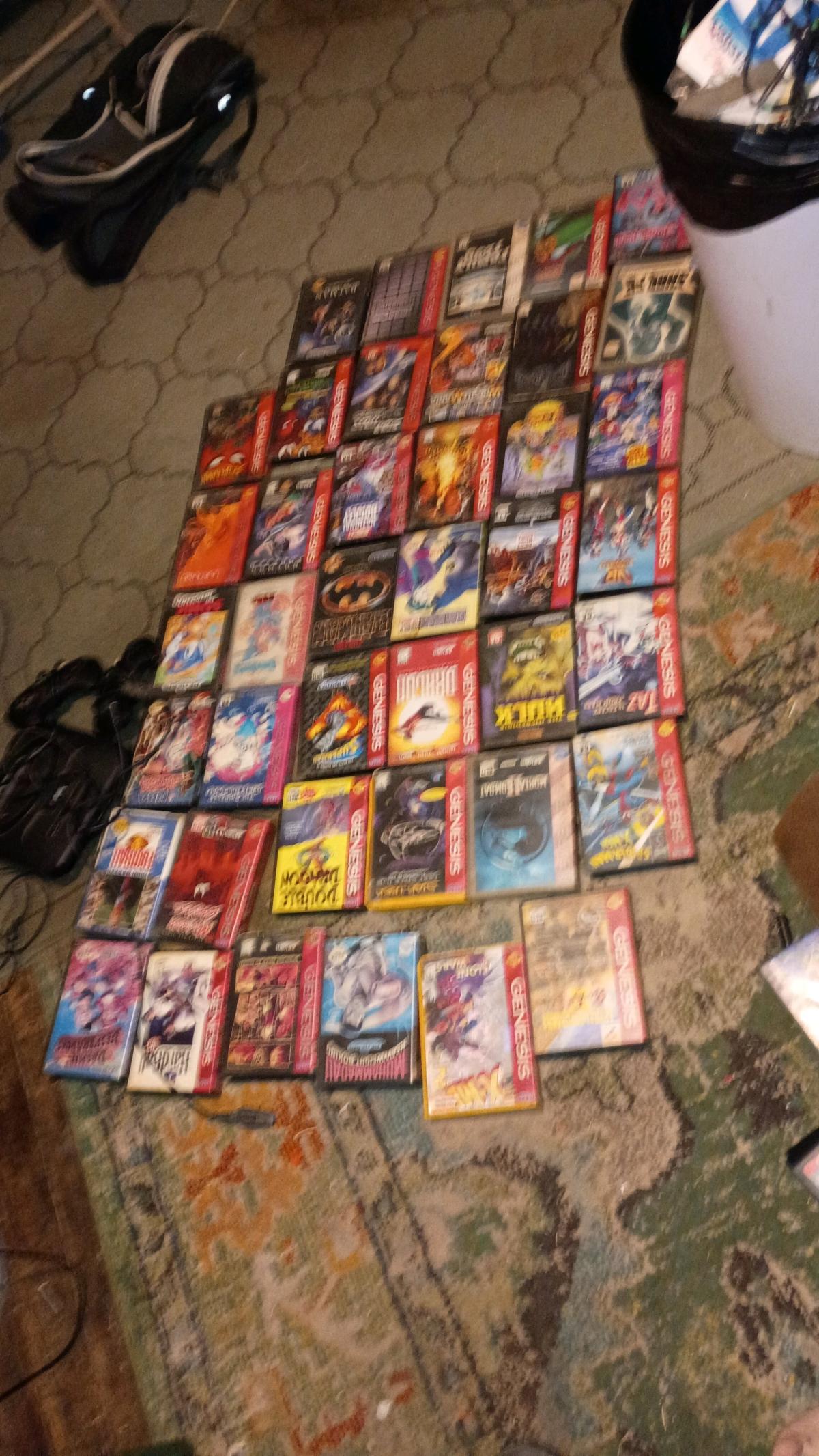 sega genius with 43 games 2 controllers - Winnsboro, Texas - FleaMarketBay