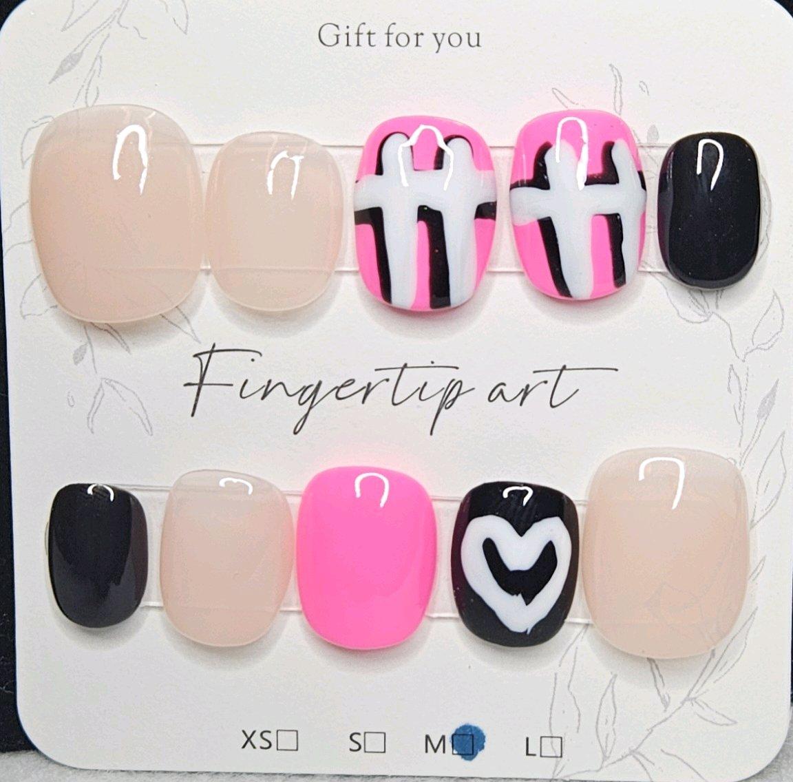 Handmade Stray Kids Hyunjin Maxident Nails Sized Medium - Huntsville, Texas - FleaMarketBay
