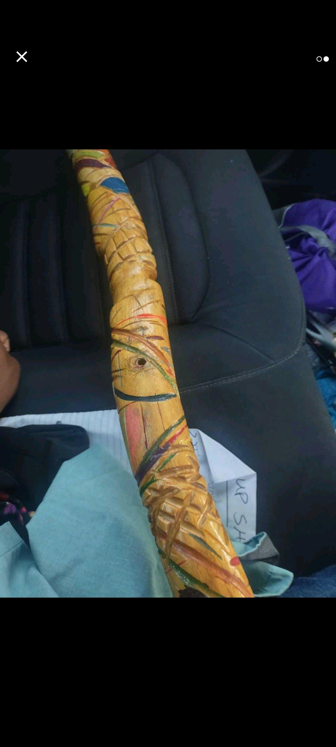 Handmade Walking Wooden Stick for Seniors - Painesville, Ohio - FleaMarketBay