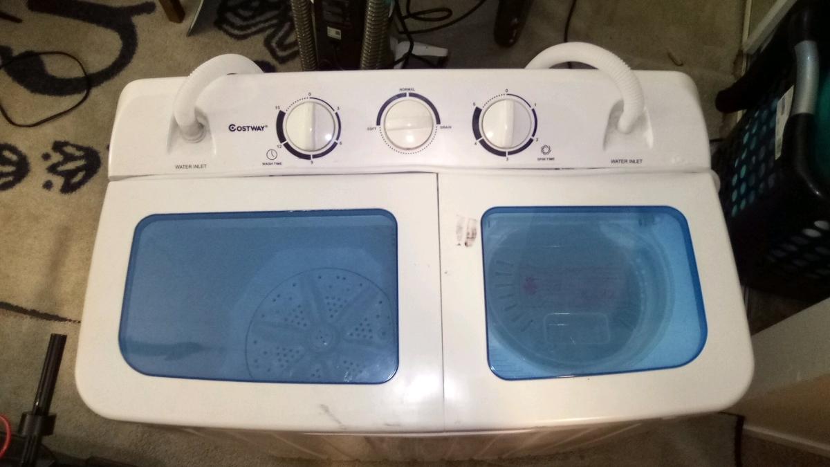 used small porterable washer with all hookups and cord - Seattle, Washington - FleaMarketBay